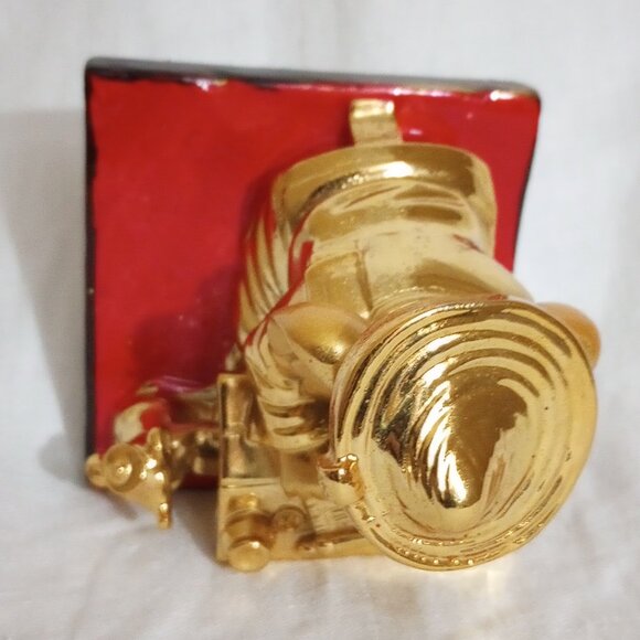 Teezori Ganesh Ji Sculpture, Golden Color, Pre-Owned - Picture 6 of 6